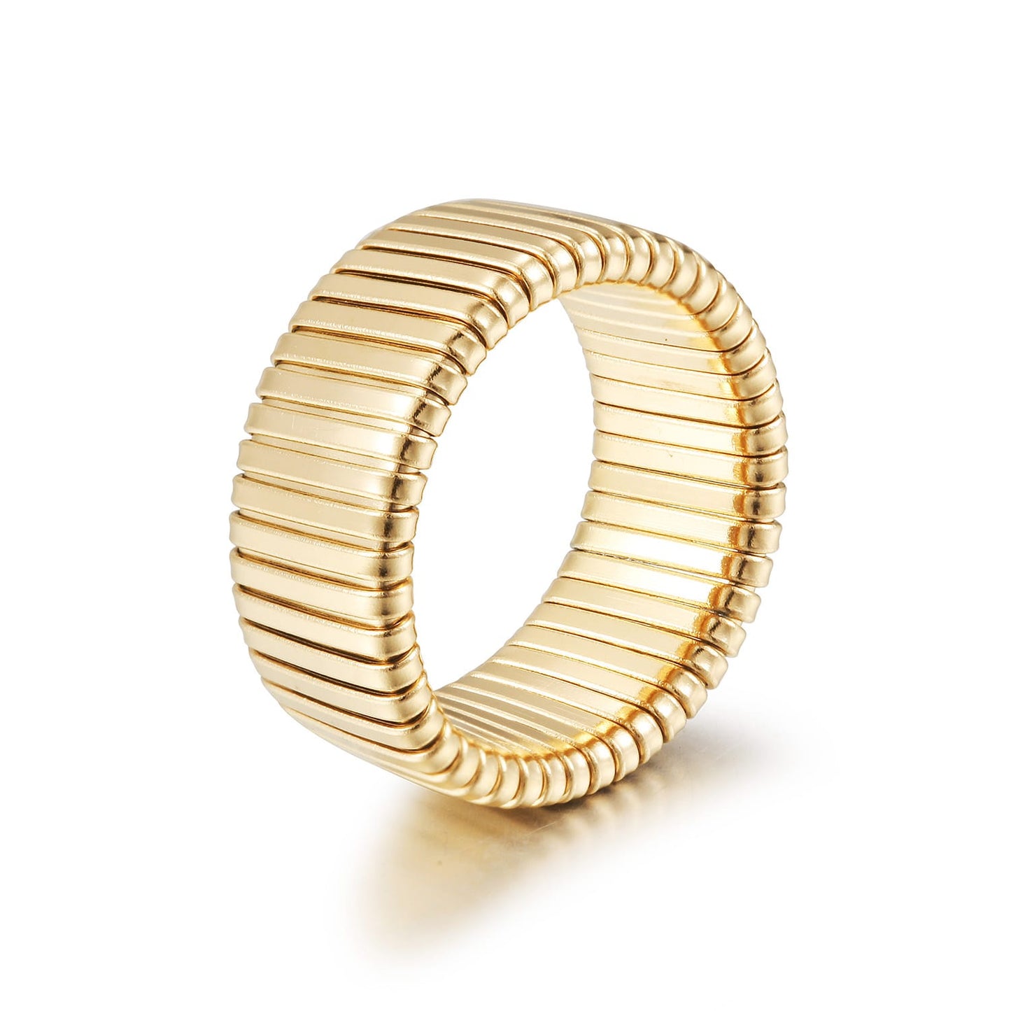 Wide Coil Ring