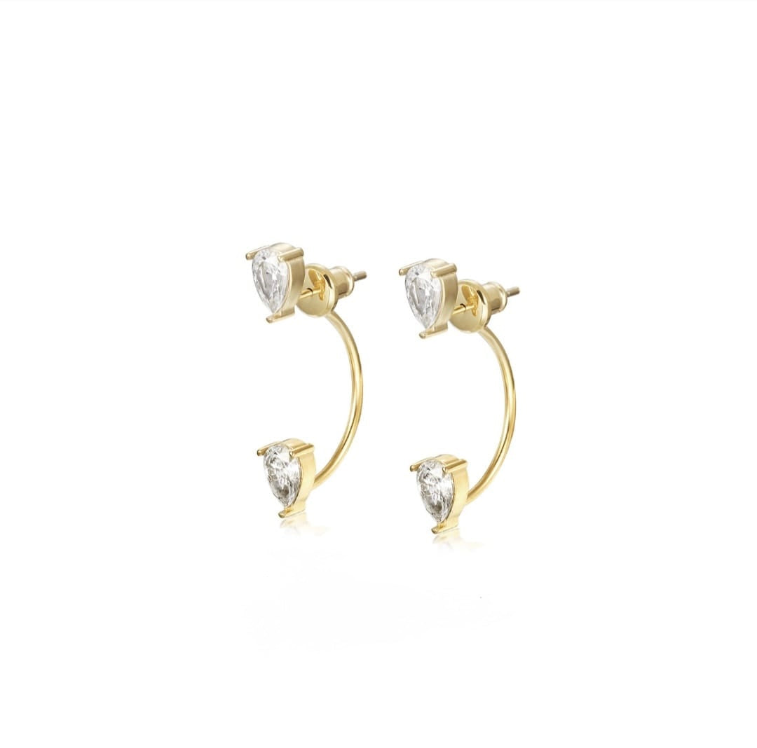 Teardrop Floating Earrings