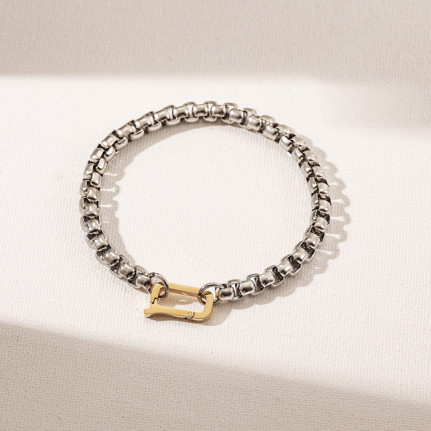 Two Tone Chain Bracelet