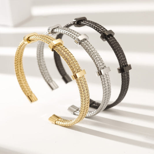 Woven Steel Cuff
