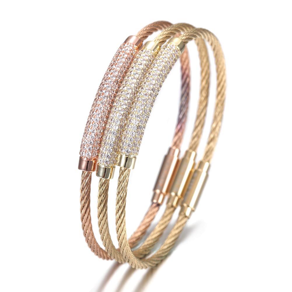 Luxury Cable Wire Bracelet