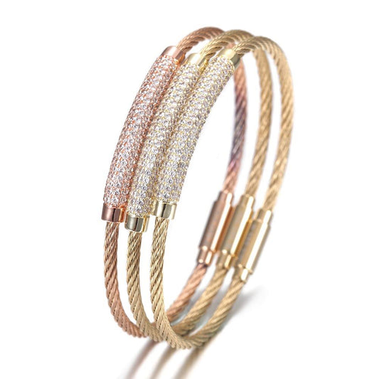 Luxury Cable Wire Bracelet