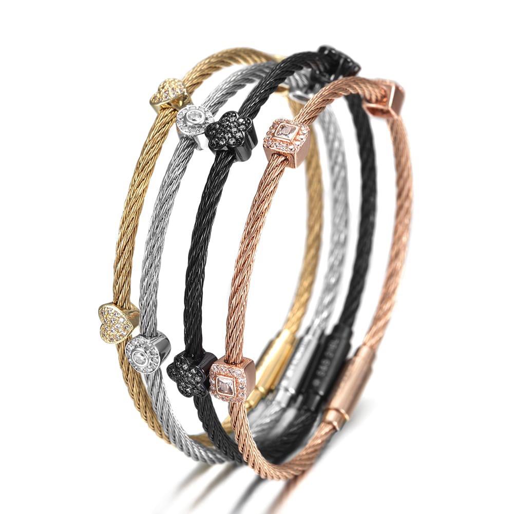 Sleek Cable Wire Bracelet