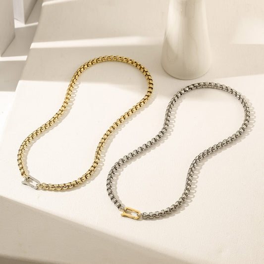 Two Tone Chain Necklace