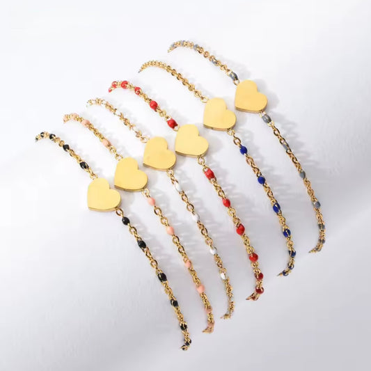 Summer Heart Bracelet
