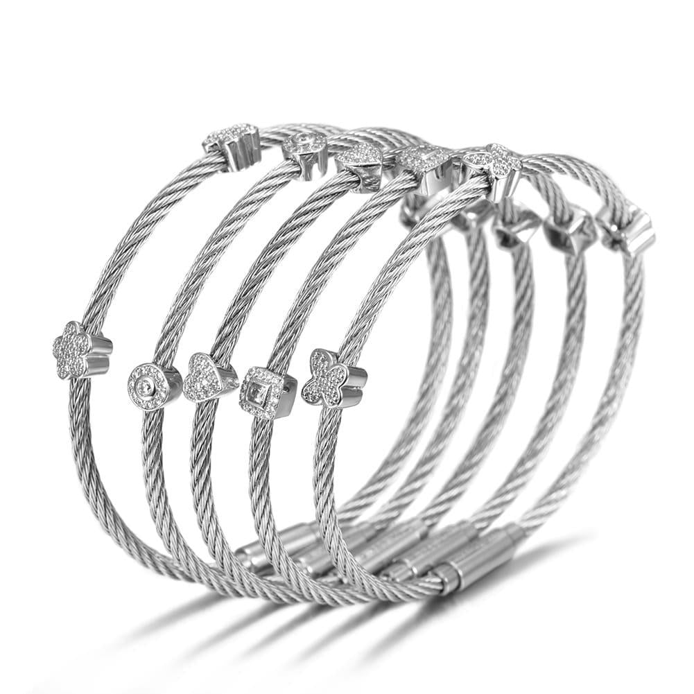 Sleek Cable Wire Bracelet