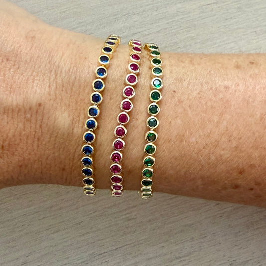 Color Tennis Bracelet