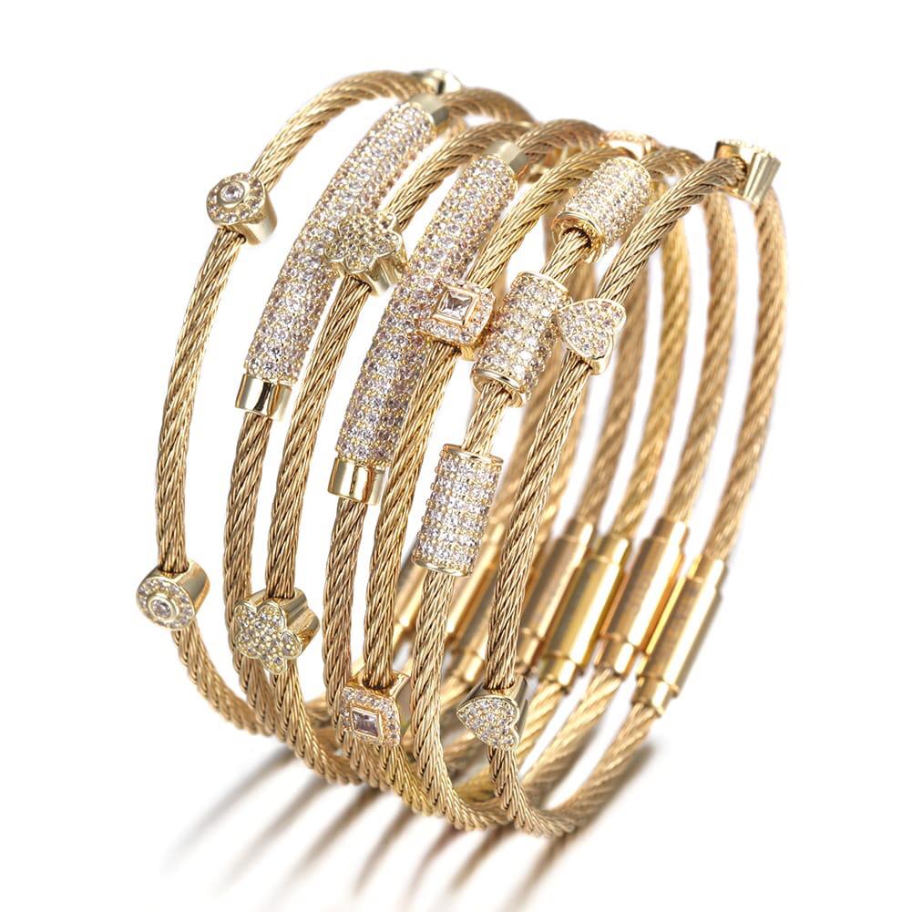 Sleek Cable Wire Bracelet