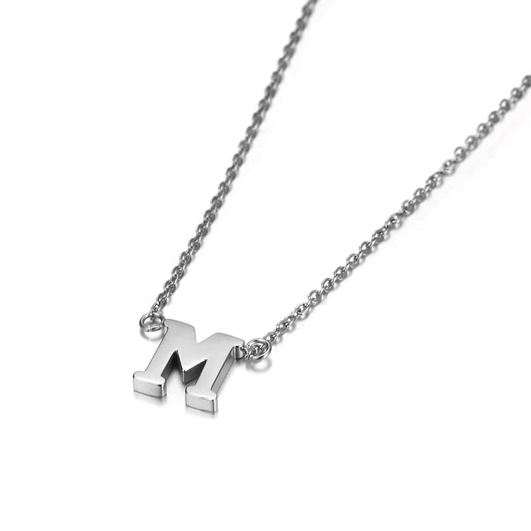 Small Initial Necklace
