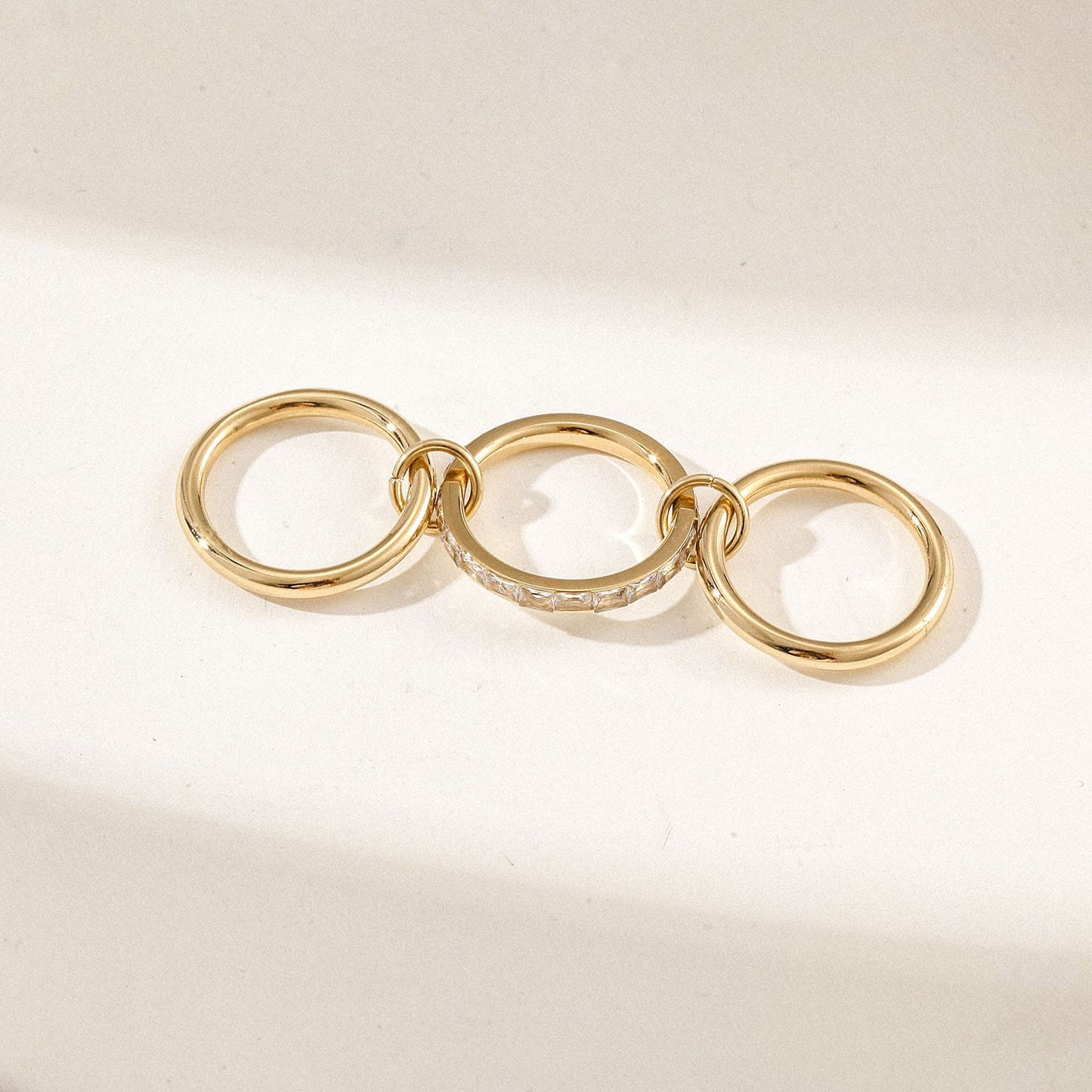Interlocking Ring 3 Bands