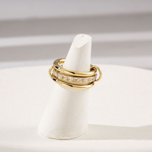 Interlocking Ring 3 Bands