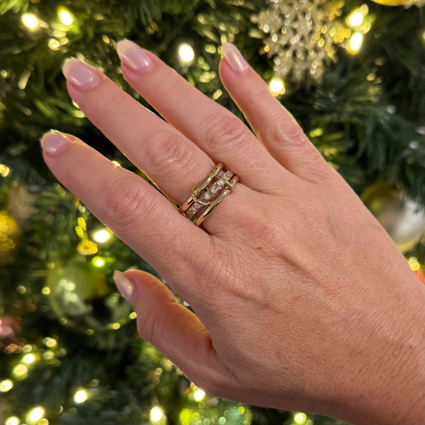 Interlocking Ring 3 Bands