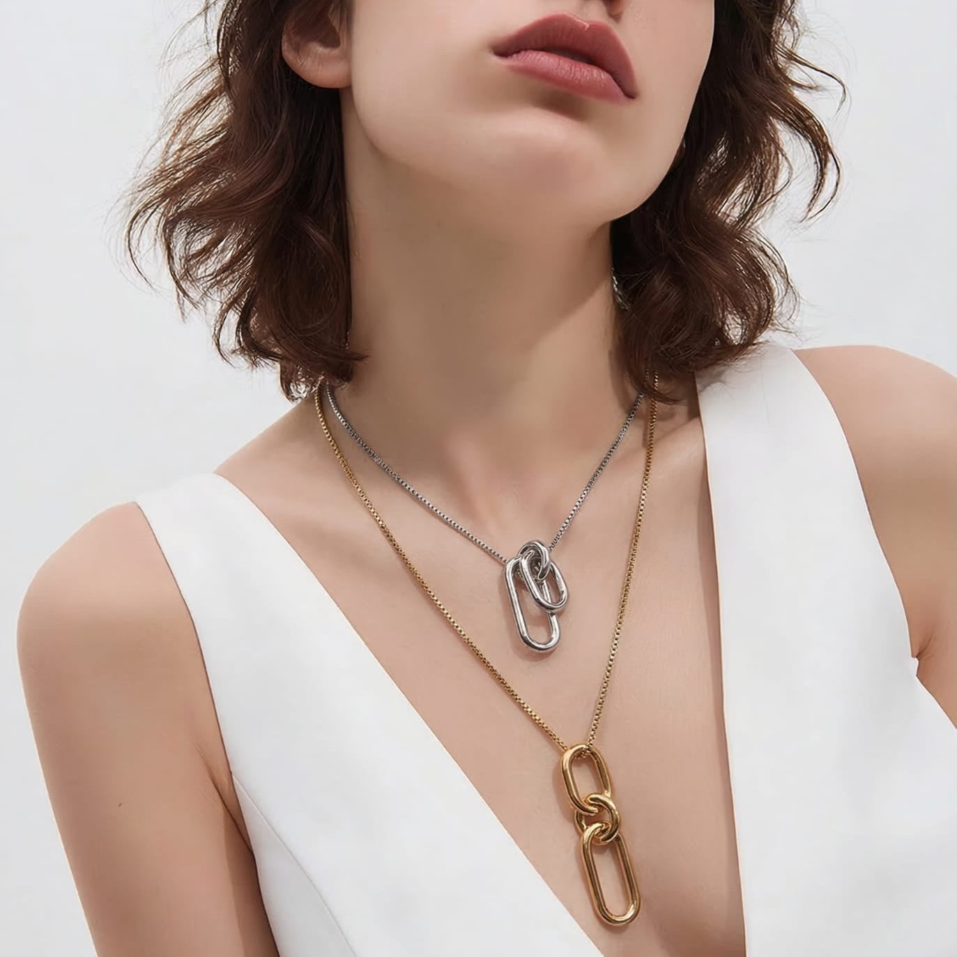 Triple Ring Necklace