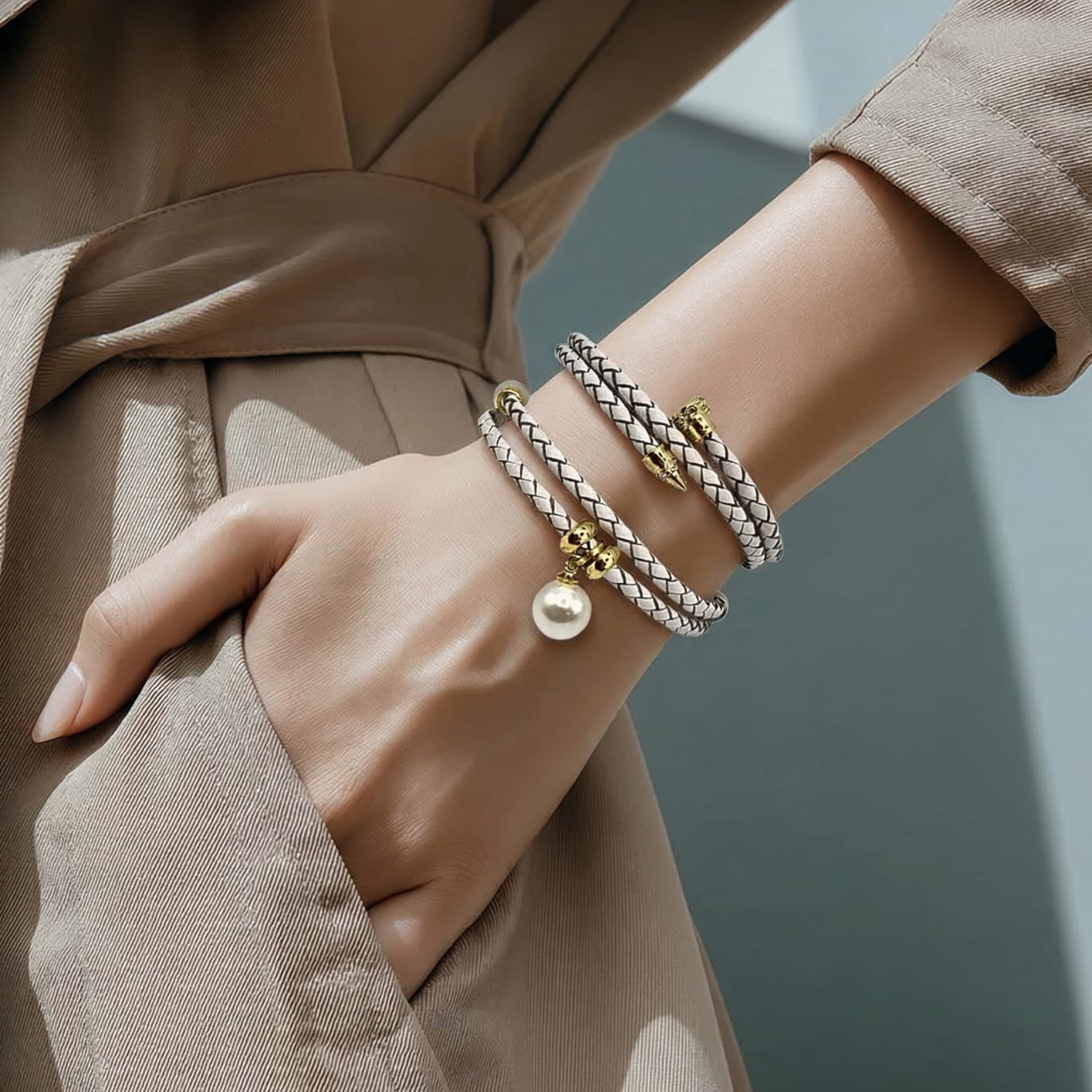 Leather Wrap Bracelet