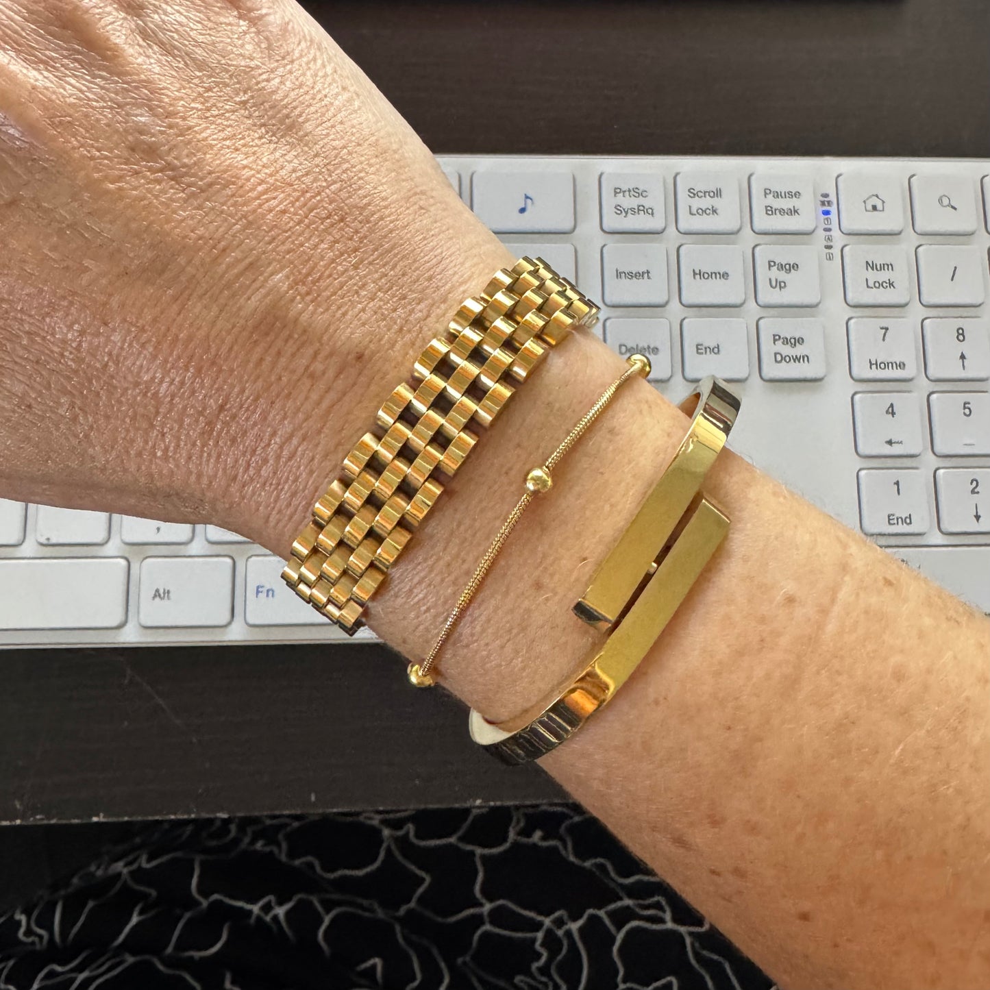 The Gold Armor Bracelet