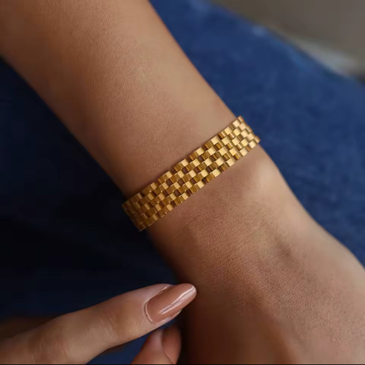 The Gold Armor Bracelet