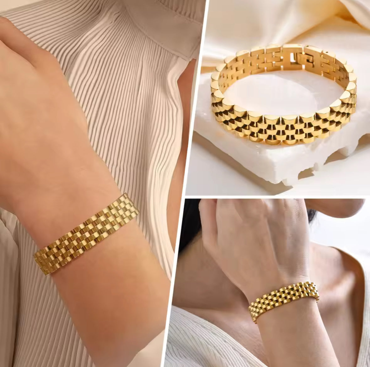 The Gold Armor Bracelet